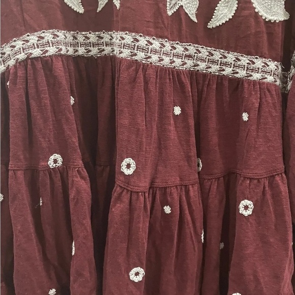 Free People Sweet Raisin Combo Edie T-Shirt, Size M - Picture 4 of 8